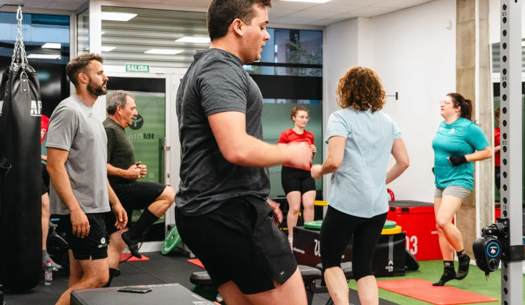 Entreno en grupo Benicarló