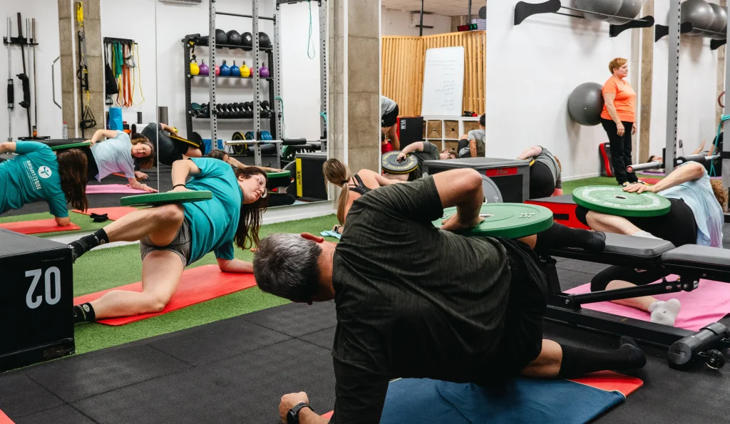 Entreno en grupo Benicarló
